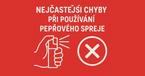 Nejčastější chyby při používání pepřového spreje