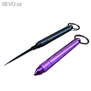 Klíčenka Kubotan se skrytým nožem